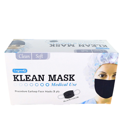 KLEAN MASK หน้ากากอนามัย (สีดำ)* ขายขาด คลีน มาส์ก หน้ากากอนามัย สีดำ