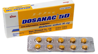 DOSANAC 50MG.1*10'S.*ขายขาด โดซาแนค 50มก. (Diclofenac)