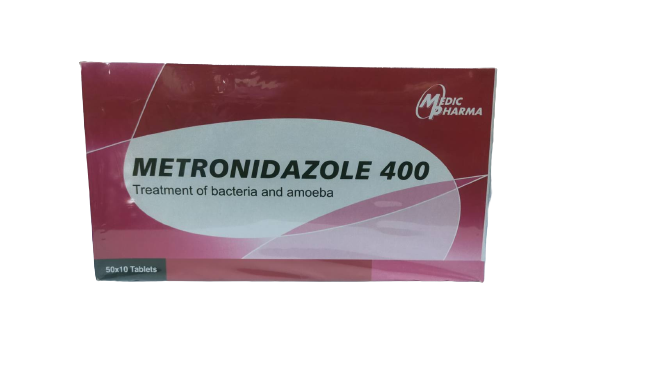 METRONIDAZOLE 400MG.50*10'S*ขายขาด เมโทรนิดาโซล 400 มก. (METRONIDAZOLE)