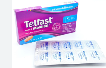 TELFAST 180MG.10'S. เทลฟาสต์ 180 มก. (Fexofenadine)