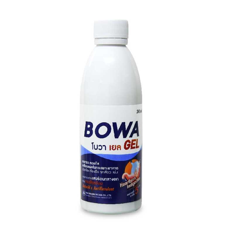 BOWA GEL 240ML. โบวา เจล 240 มล (Aluminium Hydroxide+Magnesium)