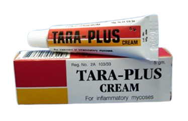 TARA-PLUS CREAM 5G. ทารา-พลัส ครีม 15กรัม (Miconazole+Triamcinolone)