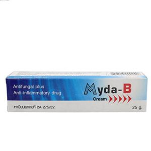 MYDA-B CREAM 25G. ไมด้า-บี ครีม  25 กรัม (Clotrimazole)