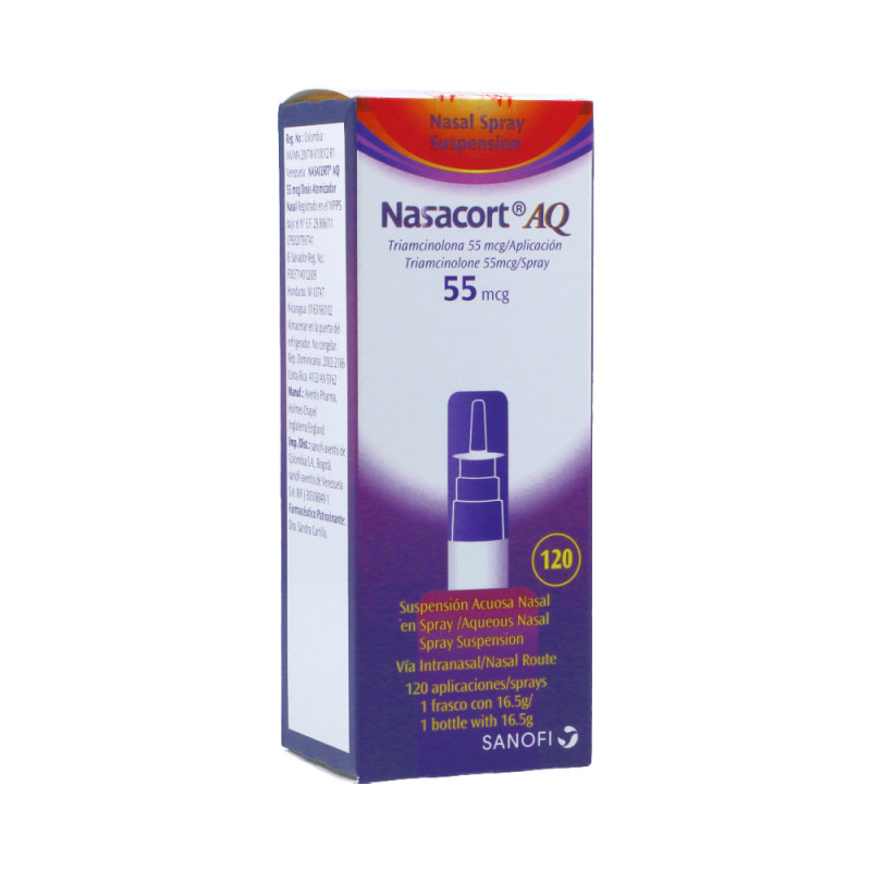 NASACORT AQ.120D. นาซาคอร์ท เอคิว 120 โดส (Triamcinolone)