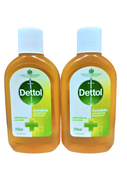 DETTOL ANTISEPTIC 250ML. เดทตอล  250 มิลลิลิตร(มงกุฏ)