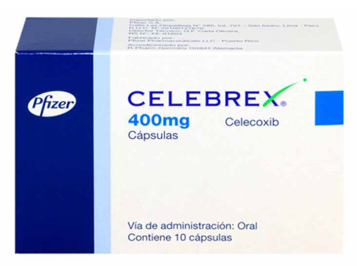 CELEBREX 400MG.1*10'S.*ขายขาด เซเลเบร็กซ์ 400 มิลลิกรัม (Celecoxib)