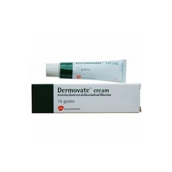 DERMOVATE CREAM 15G. เดอร์โมเวท ครีม 15 กรัม  (Clobetasol)