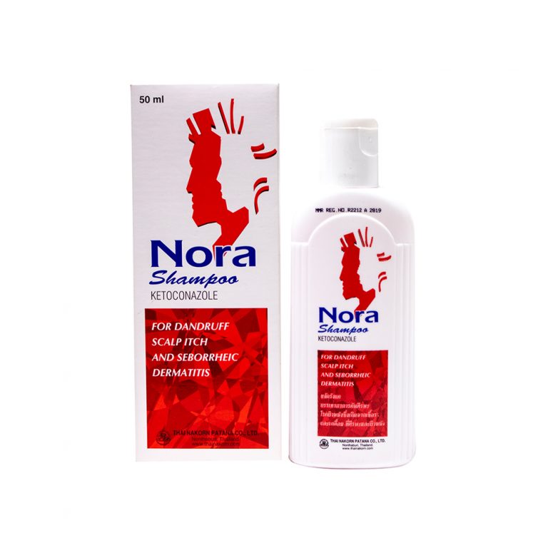 NORA SHAMPOO 50ML. นอร่า แชมพู 50 มิลลิลิตร (Ketoconazole)