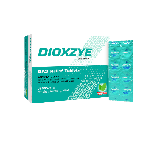 DIOXZYE 25*10'S.(รสมิ้นท์) ดิออกไซม์ รสมิ้นท์ (Simethicone)