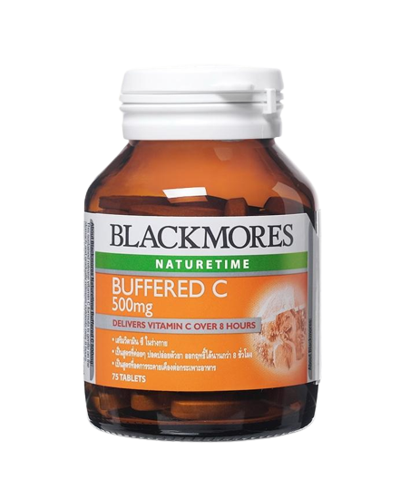 BUFFERED-C 500MG.75'S.(BM)บัฟเฟอร์เรด ซี 500 มิลลิกรัม 75เม็ด (Vitamin C)