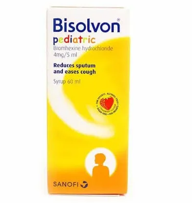 BISOLVON PEDIATRIC 60ML. ไบโซลวอน สำหรับเด็ก (Bromhexine)