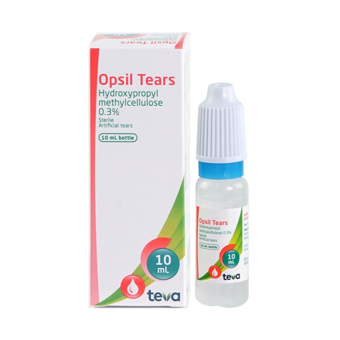 OPSIL TEARS E/D.10ML. ออฟซิล เทียร์ หยอดตา 10 มิลลิลิตร (Hydroxypropyl Methylcellulose)