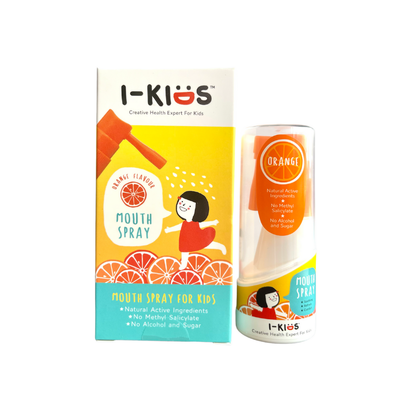 I-KIDS MOUTH SPRAY รสส้ม 15ML. ไอ-คิดส์ เม้าท์ สเปรย์