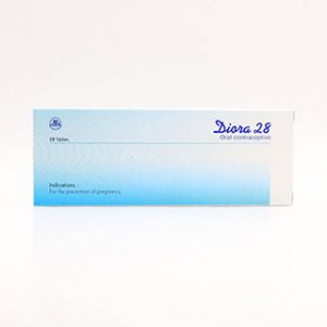 DIORA 28'S ดิออร์รา 28เม็ด  (Ethinyl Estradiol+Norgestrel)