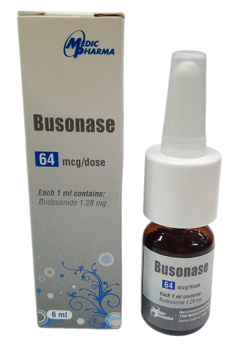 BUSONASE 6ML. บูโซเนส พ่นจมูก 6 มิลลิลิตร (Budesonide)