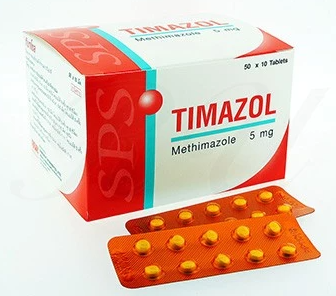 TIMAZOL 5MG.10'S.*ขายขาด ทิมาซอล 5มิลลิกรัม (Methimazole)