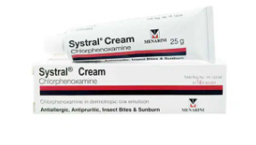 SYSTRAL CREAM 25G. ซิสทราล ครีม 25กรัม (Chlorphenoxamine)