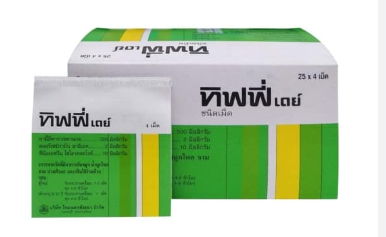 TIFFY DEY 25*4'S. ทิฟฟี่ เดย์ (Paracetamol,Chlorpheniramine,Phenylephrine)