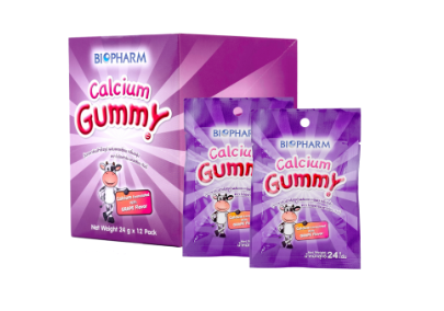 GUMMY CALCIUM 24G.12*8'S. แคลเซียม กัมมี่ 24กรัม 8เม็ด