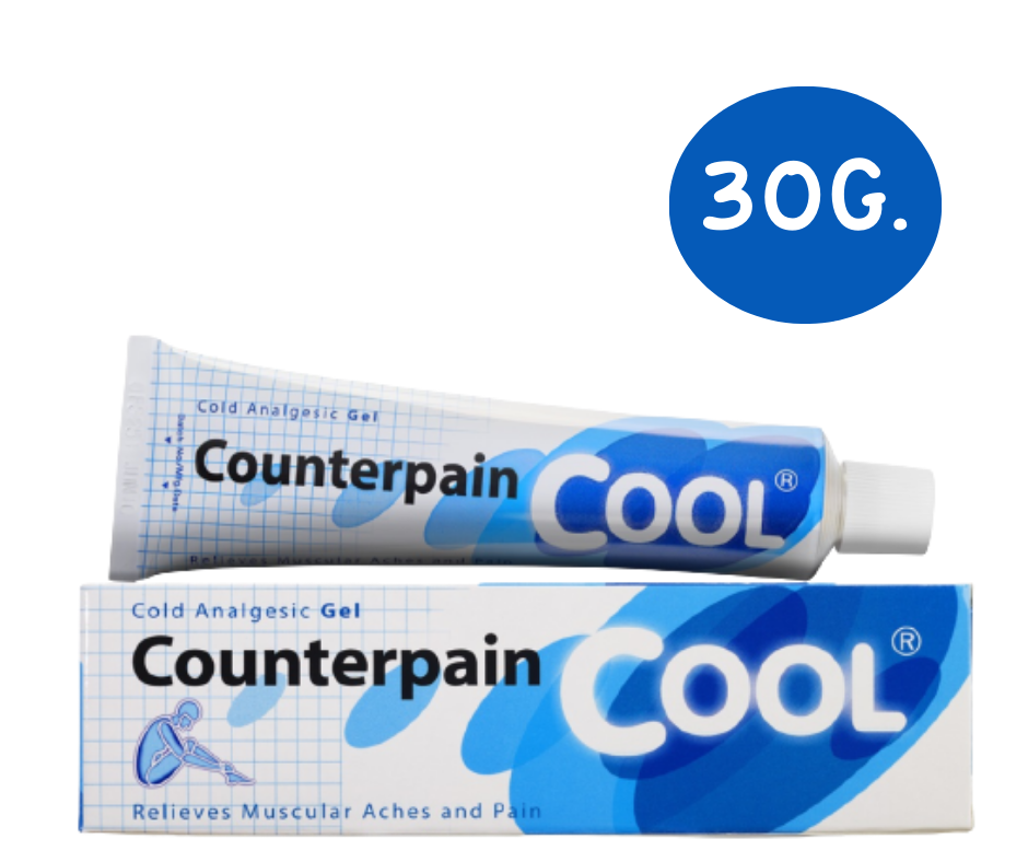 COUNTERPAIN COOL 30G. เคาน์เตอร์เพน สูตรเย็น 30กรัม (Methyl Salicylate)