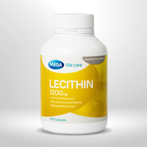 LECITHIN 1,200MG 100'S (MEGA) เลซิดิน 1,200 มก. 100 แคปซูล (Lecithin)