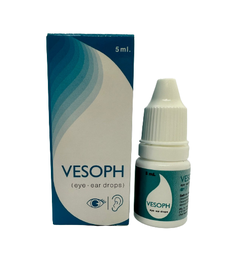 VESOPH 5ml  เวสออฟ 5 มล. เวสอ็อฟ 5 มิลลิลิตร หยอดหู/ตา (Dexamethaone Phos.1mg)