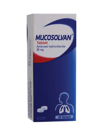 MUCOSOLVAN 30MG.10'S. มิวโคโซวาล 30มก. (Ambroxol)