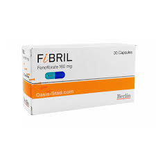 FIBRIL 160MG.3*10'S.*ขายขาด ไฟบริล 160 มิลลิกรัม (Fenofibrate)