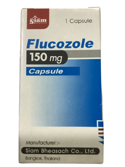 FLUCOZOLE 150MG.1'S.  ฟลูโคโซล 150 มิลลิกรัม (กล่อง1เม็ด) (Fluconazole)