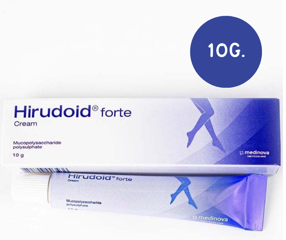 HIRUDOID FORTE CREAM 10G. ฮีรูดอย ฟอร์ท ครีม 10กรัม (Mucopolysaccharides)