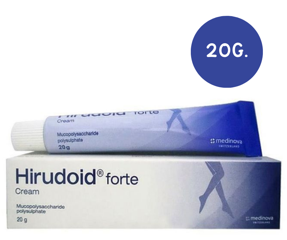 HIRUDOID FORTE CREAM 20G. ฮีรูดอย ฟอร์ท ครีม 20กรัม (Mucopolysaccharides)