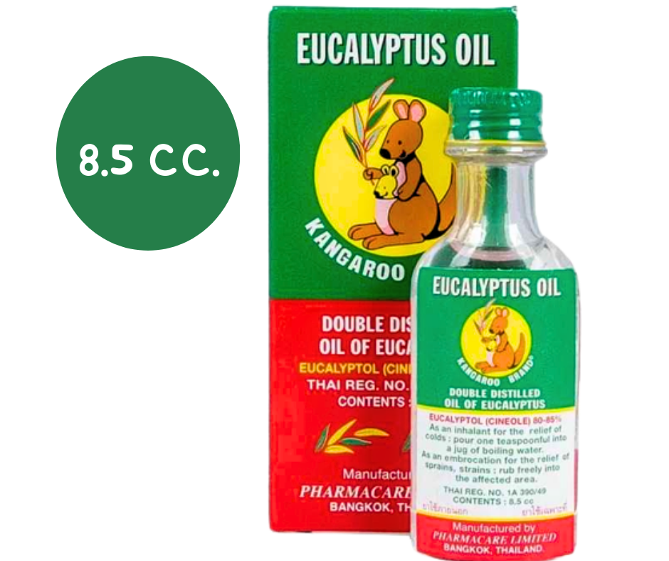 EUCALYPTUS  น้ำมันยูคาลิปตัส ตราจิงโจ้  8.5ML.