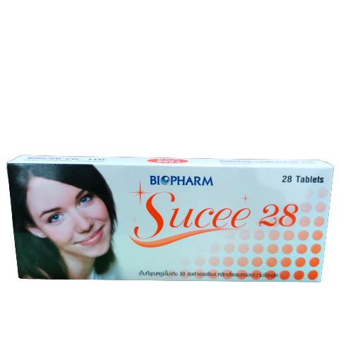 SUCEE 28'S ซูซี่ 28เม็ด ยาคุม (Cyproterone,Estradiol) **ปรับราคาลง**