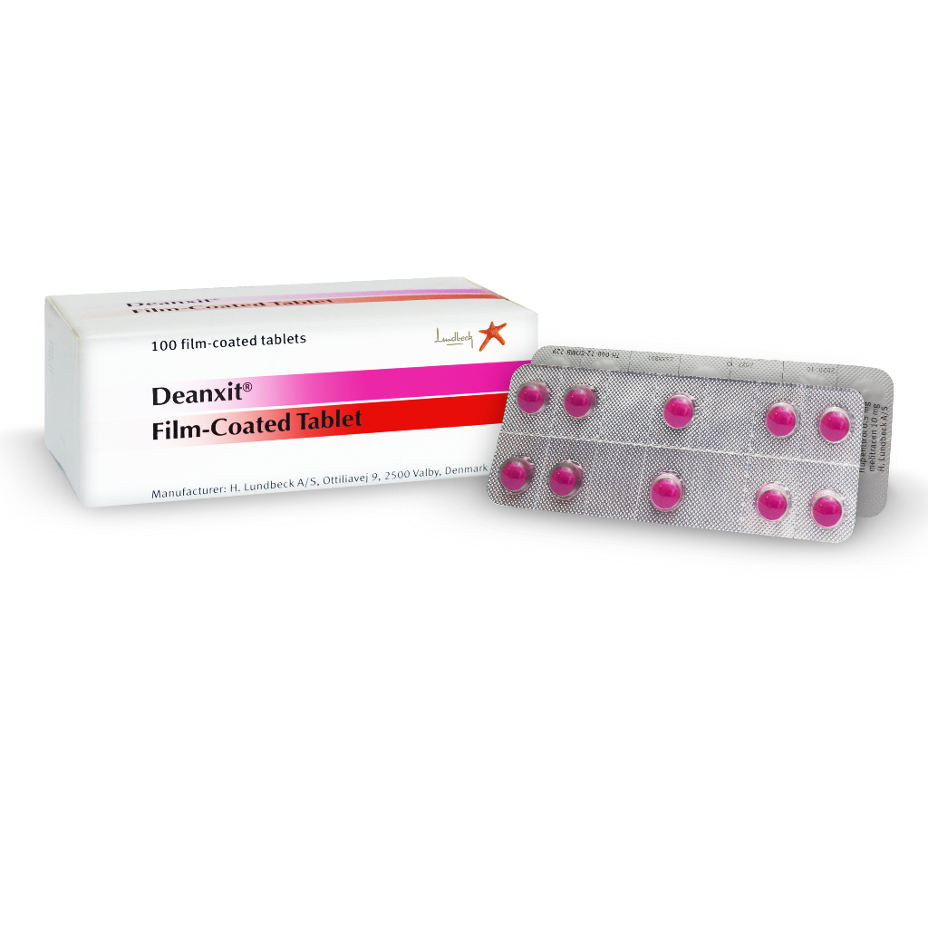 DEANXIT 10*10'S. เดนซิท *ขายขาด (Melitracen+Flupenthixol)