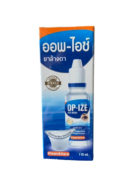 OP-IZE ยาล้างตา 110ML. ออพ-ไอซ์ 110 มล.