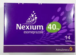 NEXIUM 40MG.14'S. ขายขาด เน็กเซี่ยม 40มก.(กล่อง 14เม็ด) (Esomeprazole)