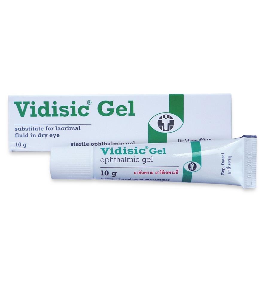 VIDISIC EYE GEL 10G. ขายขาด วิดิซิก อาย เจล 10 กรัม (Carbomer)