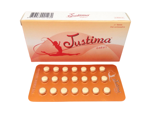 JUSTIMA 21'S (YASMIN)*ขายขาด ยาคุมจัสติมา 21 เม็ด (drospi3+EE0.03) **ปรับราคาลง**