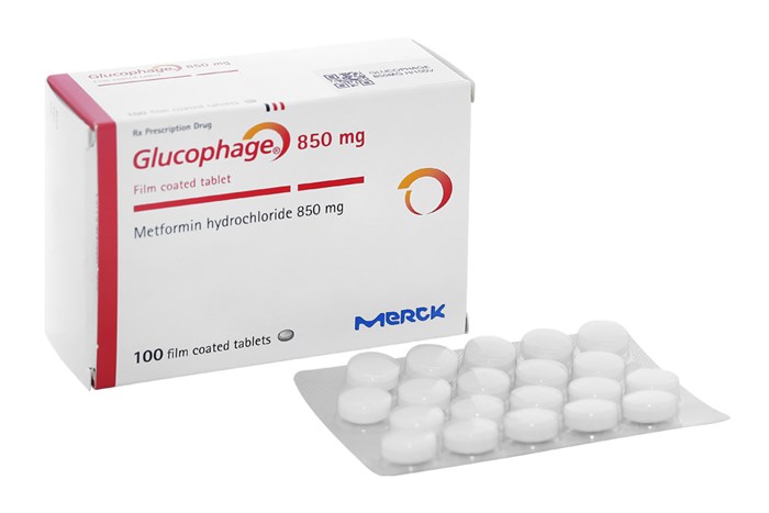 GLUCOPHAGE 850MG.10'S.**แบ่งแผงขายขาด กลูโคเฟจ 850 มิลลิกรัม(Metformin)