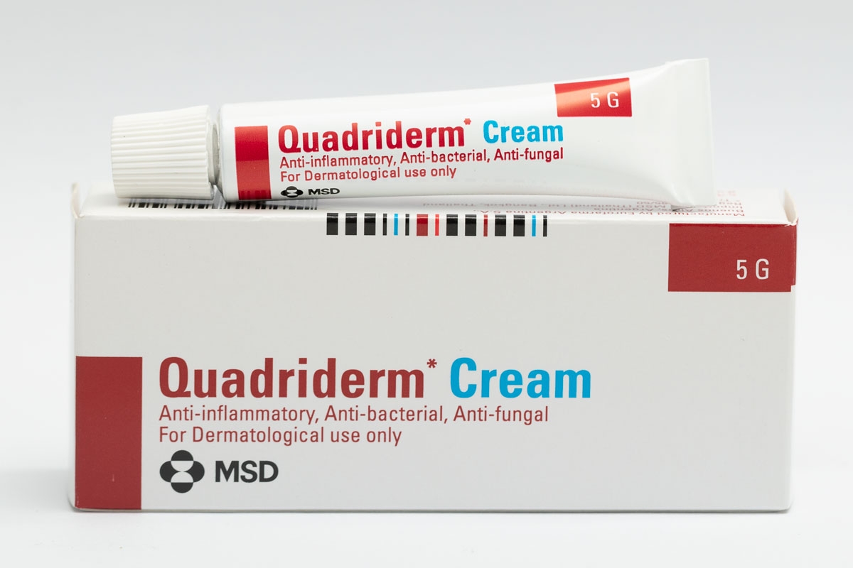 QUADRIDERM CREAM 5G. ควอดริเดิร์ม ครีม 5กรัม (Betamethasone)