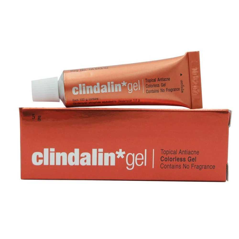 CLINDALIN GEL 5G. คลินดาลิน เจล 5 กรัม (Clindamycin)(1กล่อง=10หลอด)