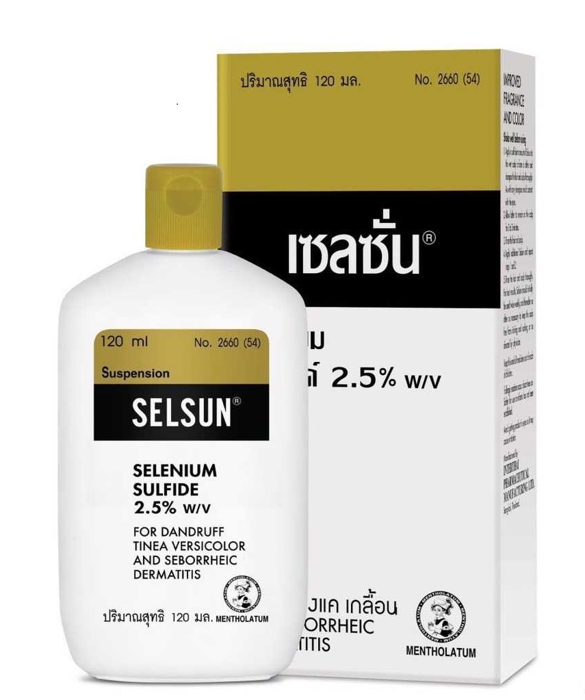 SELSUN 120ML. เซลซั่น 120 มิลลิลิตร (Selenium)