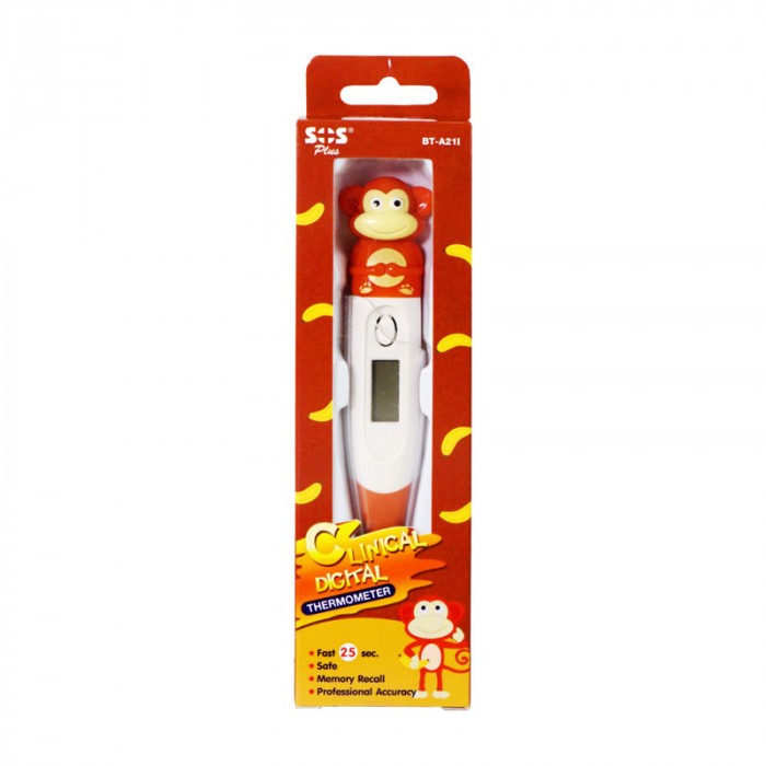 SOS THERMOMETER รุ่น BT-A21 (รูปลิง) เอสโอเอส เทอร์โมมิเตอร์ ดิจิตอล