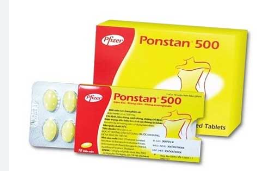 PONSTAN 500MG. พอนสแตน 500 มิลลิกรัม (Mefenamic Acid)