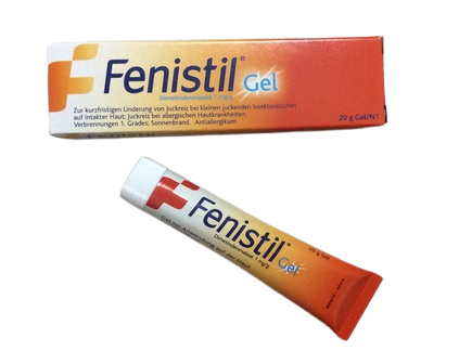 FENISTIL GEL 20G. เฟนีสติล เจล  20 กรัม (Dimethindene)