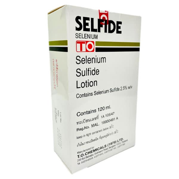 SELFIDE SHAMPOO 120ML. เซลไฟด์ แชมพู 120 มิลลิลิตร (Selenium)