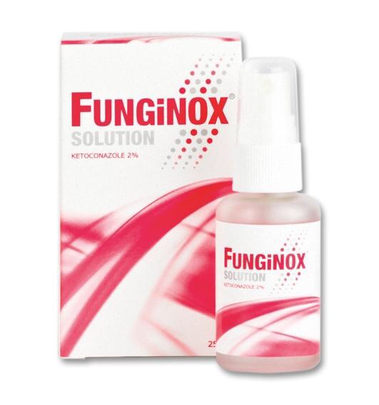 FUNGINOX SOL.25ML. ฟังจิน็อกซ์ โซลูชั่น 25 มล (Ketoconazole)