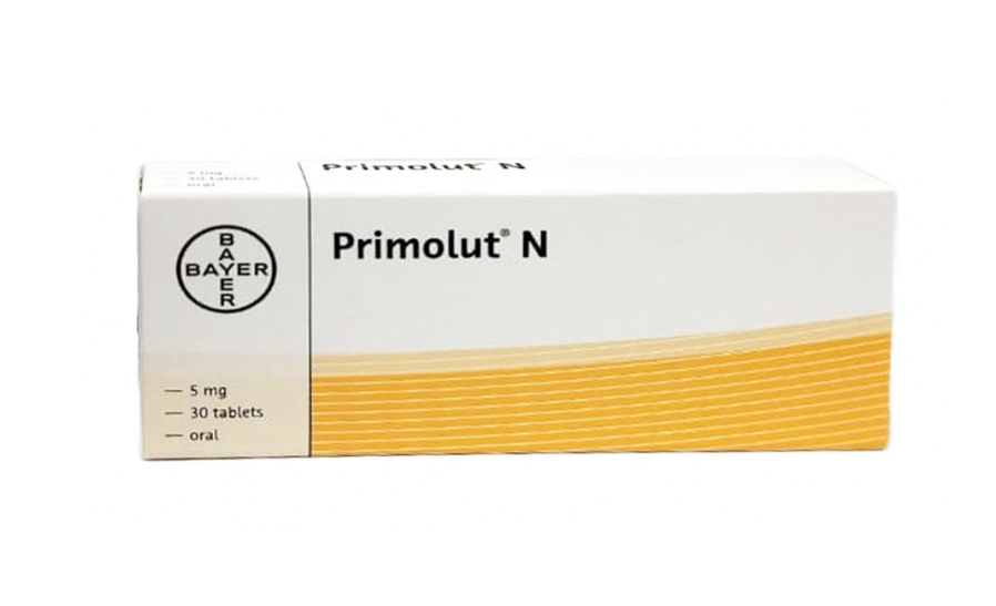 PRIMOLUT-N 5MG.2*15'S. ปรีโมลุส-เอ็น 5มิลลิกรัม (Norethisterone)