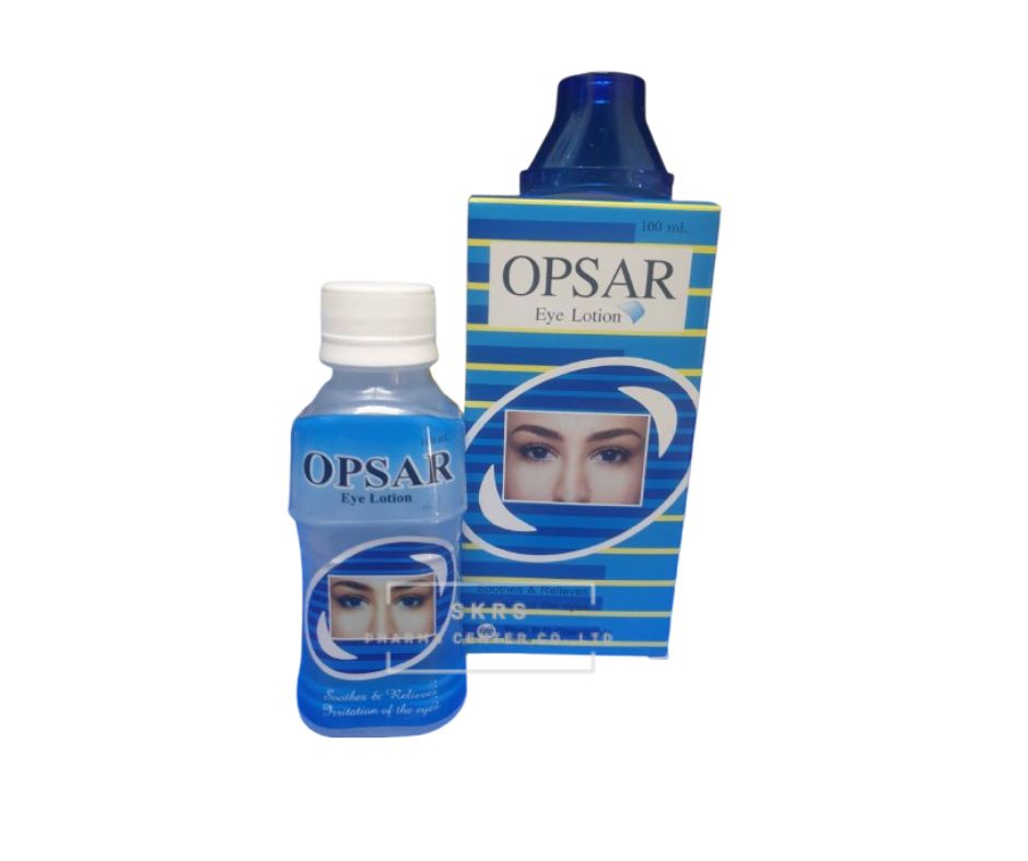 OPSAR ยาล้างตา 100ML. น้ำยาล้างตา ออฟซ่าร์ 100 มล. (Boric Acid) *จำกัดร้านละ 2 โหลนะคะ*