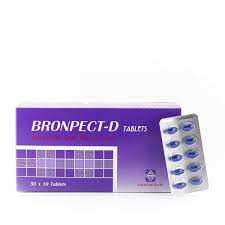 BRONPECT-D 50*10'S. บร็องเพร็ด-ดี *ขายขาด (Dextromethorphan+)